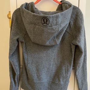 Lululemon full zip hoodie with logo hood